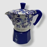 Bialetti X Dolce & Gabbana Blue Moka Stovetop 3-CUP Espresso Coffee Maker. Fixed Price $140.00.