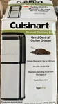 Cuisinart Central Brushed Stainless Coffee Grinder DCG-12BC 18 Cup /22. Fixed Price $22.74.