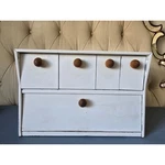 Vintage Krestline Bread Box With 4 Drawers White Metal Kitchen Organizer Usa. Fixed Price $67.50.