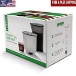 Cold Coffee Maker Home Kitchen Brewing System W/ Pitcher & Filters Black Us. Fixed Price $44.13.
