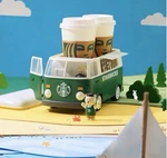 Starbucks Singapore Exclusive - Mini Coffee Truck (aka Cup Holder). Fixed Price $148.00.