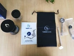 Manual Coffee Grinder Ceramic Burr & Stainless Steel Parts + Carry Bag. Fixed Price $14.99.