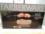 Vintage New Old Stock Farberware Open Hearth Electric Broiler-rotisserie 455N. Fixed Price $299.26.