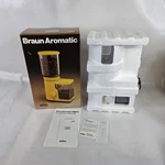 Braun Aromatic Burr Coffee Mill Grinder KMM20 White Vintage German Nos Brand New. Fixed Price $100.00.