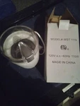 Westinghouse Electric Coffee Grinder, White Model # WST1119. Fixed Price $10.00.