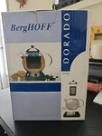 Berghoff Studio Glass Teapot With Warmer Stand 1.3L-1.4QT /open Box. Fixed Price $20.00.