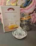 Kilner Juicer Clip Top Jar Set New In Box Orange Manual Citrus Press. Fixed Price $35.00.