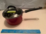 New Cuisinart Non Stick Aluminum (exterior) 2 Qt Covered Saucepan. Fixed Price $30.00.