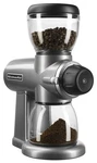 Kitchenaid KCG0702CS Burr Coffee Grinder, Contour Silver, Used. Fixed Price $319.10.