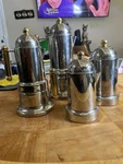 Vev Inox Stainless Steel Stovetop Espresso Moka Pots Set Of 4 Made Italy. Fixed Price $150.00.