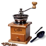 Manual Coffee Grinder Mini Vintage Wooden Bean For Decoration .... Fixed Price $35.99.