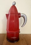 Italian Espresso Maker Reginella Red Stove Top Coffee Capsule Prama Italy. Fixed Price $41.99.