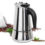 2 Cup Moka Pot Stainless Steel 100ML Italian Espresso Coffee Maker Stovetop. Fixed Price $17.76.