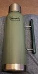 Used: Stanley Classic Thermos. 1.4 Qt, Insulated Leak Proof. Grn.. Fixed Price $35.00.