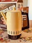 1980 Vintage West Bend Harvest Gold Cup Percolator Coffee Maker 70S 80S W/ Box. Fixed Price $38.00.