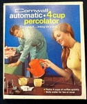 Vintage Cornwall Travel Coffee Percolator / Hot Water Model 2134 Green Cup Usa. Fixed Price $16.99.