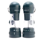 Kochblume Salt/pepper/spice Ratchet Grinders Adjustable Black Set Of 2 Low Ship!. Fixed Price $34.99.