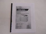 Black & Decker Bread Machine Manual B2500C B6000C B900SC BK1015W BM300CH. Fixed Price $21.99.
