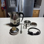 Vintage Farberware Superfast 2-4 Cup Automatic Coffee Percolator Model 134. Fixed Price $49.99.