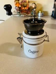 Twine Handheld Vintage Coffee Grinder, Manual Adjustable Design With Wood Han.... Fixed Price $24.00.