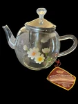 Htf Vintage 1970S Glass Kjf Direct Heat Tea Coffee Pot Stainless Steel Infuser. Fixed Price $44.99.