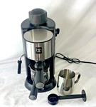 Bene Casa Stainless Steel 4-CUP Espresso Maker; Milk Frother, Cappuccino, Coffee. Fixed Price $25.00.