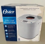 Oster Expressbake Bread Maker White, 2LB Loaf Cap. New/sealed Fast Shipping. Fixed Price $60.00.