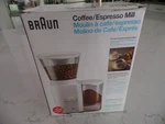 Sealed! Braun Burr Coffee Grinder Espresso Mill White Model KMM30 New Box!!. Fixed Price $59.99.