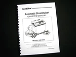 Goldstar Model HB-026E Bread Maker Machine Instruction Manual & Recipes. Fixed Price $19.99.