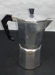 Vintage Bene Casa BC-17730 6-CUPS Capacity Silver Aluminum Espresso Maker. Fixed Price $8.49.