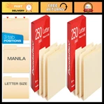 Letter Size File Folders 1/3 Cut Manila - 500 Total, Durable Office Supplies. Fixed Price $85.99.