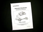 Goldstar Model HB-020E Bread Maker Machine Instruction Manual & Recipes. Fixed Price $19.99.