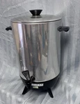 Vtg Mcm Mirro-matic Aluminum Electric Percolator Coffee Maker Cup M-0130 &box. Fixed Price $34.95.
