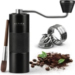 Manual Coffee Grinder By Alpaca Ventures - Stainless Steel Conical Burr. Fixed Price $80.79.