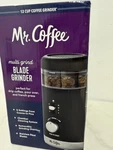 Mr. Coffee 12 Cup Grinder Adjustable Blade Cord Storage Black. Fixed Price $30.00.