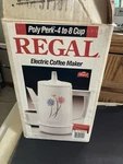 Regal Poly Perk Electric Coffee Maker 4-8 Cup MOD.7508 Usa. Fixed Price $23.47.
