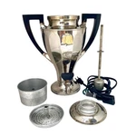 Vintage Hotpoint Percolator Chrome Art Deco Mid Century Electric Coffee Pot. Fixed Price $41.24.