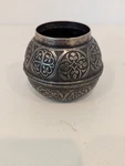 Acar Turkish Coffee Grinder Bottom Metal Gothic Brutalist Flower Vase. Fixed Price $12.99.