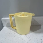 Tupperware Pitcher 1575-5 Yellow With Push Seal Lid 1/2 Quart Vintage Usa. Fixed Price $15.00.