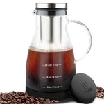 Bean Envy Cold Brew Coffee Maker - 32 Glass Oz, Black, Clear, Siler. Fixed Price $44.99.