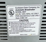 Sunbeam Oster Bread Maker BM-100 Style # Replacement Part. Fixed Price $12.99.