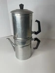 Vintage Italian Moka Neapolitan Espresso Maker Ilsa 6 Cups. Fixed Price $35.00.