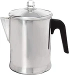 Heavy Duty Stove Top Percolator Coffee Pot Maker Stainless Steel 9-CUP. Fixed Price $29.47.