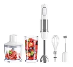Homgeek Immersion Hand Blender 5-IN-1 Set, 6 Speed Stick W/ Beaker 500W. Fixed Price $39.99.