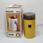 Vintage Philips Coffee Grinder 60G Hr 2109 - Yellow Brand New Open Box. Fixed Price $70.52.