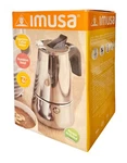 New Imusa Stainless Steel 6 Cup Stovetop Espresso Coffee Maker. Fixed Price $19.99.