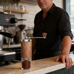 Portable Manual Coffee Grinder Hand Crank Stainless Steel Home Office Camping Us. Fixed Price $5.93.