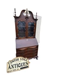 66430 Vanleigh Furniture Custom Hand Made Secretary Desk W/ Bookcase Top. Fixed Price $725.00.