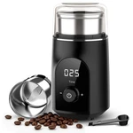 Spacefrog Coffee Bean Grinder Electric With Adjustable Coarse To Fine Black. Fixed Price $76.87.