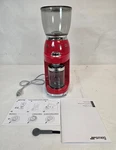 Smeg CGF01RDUS Red 50'S Retro Style Coffee Grinder-missing Portafilter-free S/h. Fixed Price $199.98.